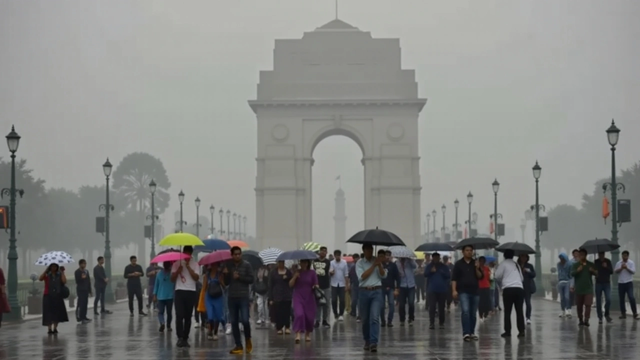 दिल्ली मौसम अपडेट: भारी बारिश और घने कोहरे की चेतावनी के बीच जारी हुआ ऑरेंज अलर्ट