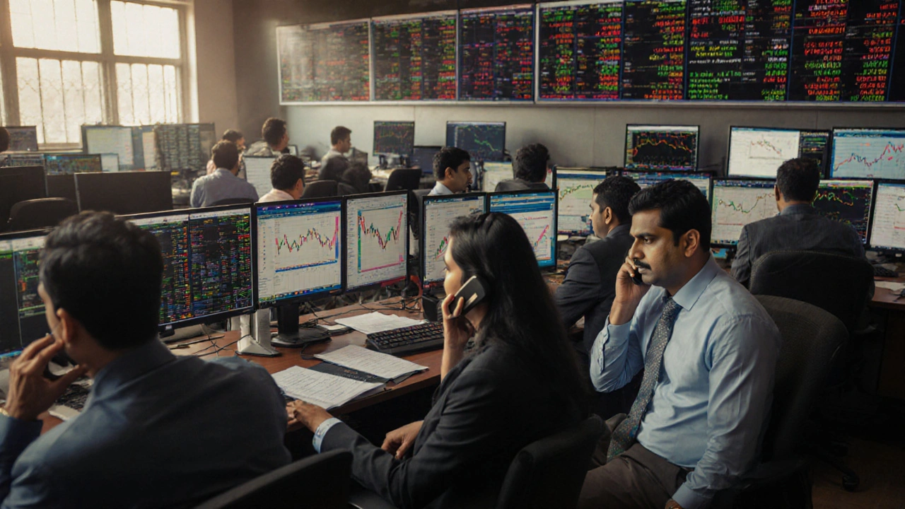 टैरिफ की चिंता ने खींची भारतीय बाजार की लकीर, Sensex गिरा 733 अंक, Nifty 24,700 से नीचे